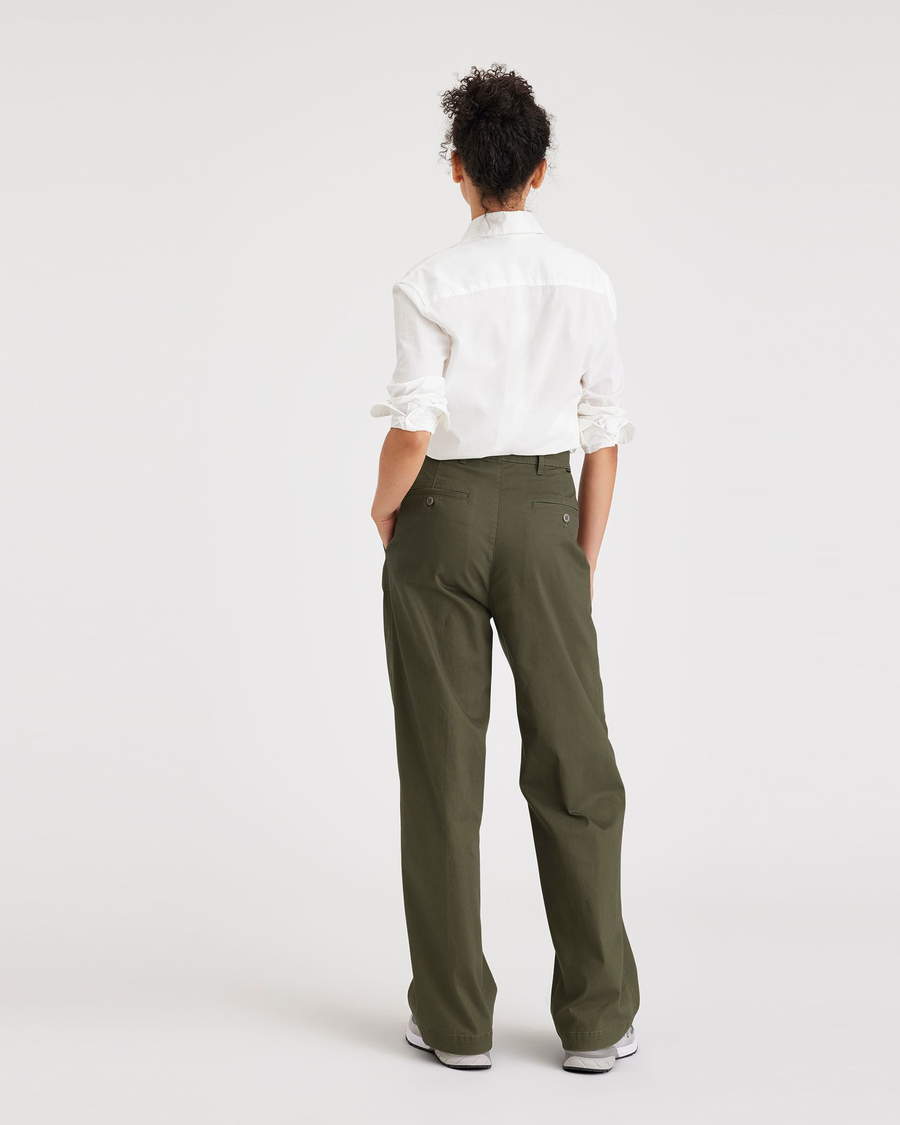 (image for) High-End Original Khakis, Pleated, High Wide Fit